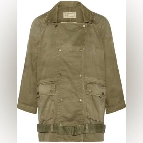 Current/Elliott the Infantry Jacket Army Green Utility Celeb viral size 0 xs Y2K - Picture 7 of 14